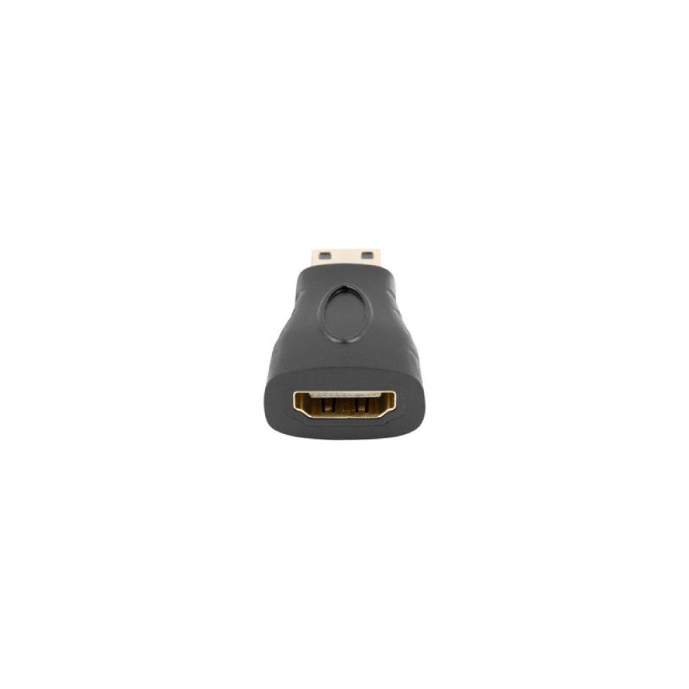 Lanberg - AD-0037-BK cambiador de género para cable HDMI HDMI Mini-C Negro