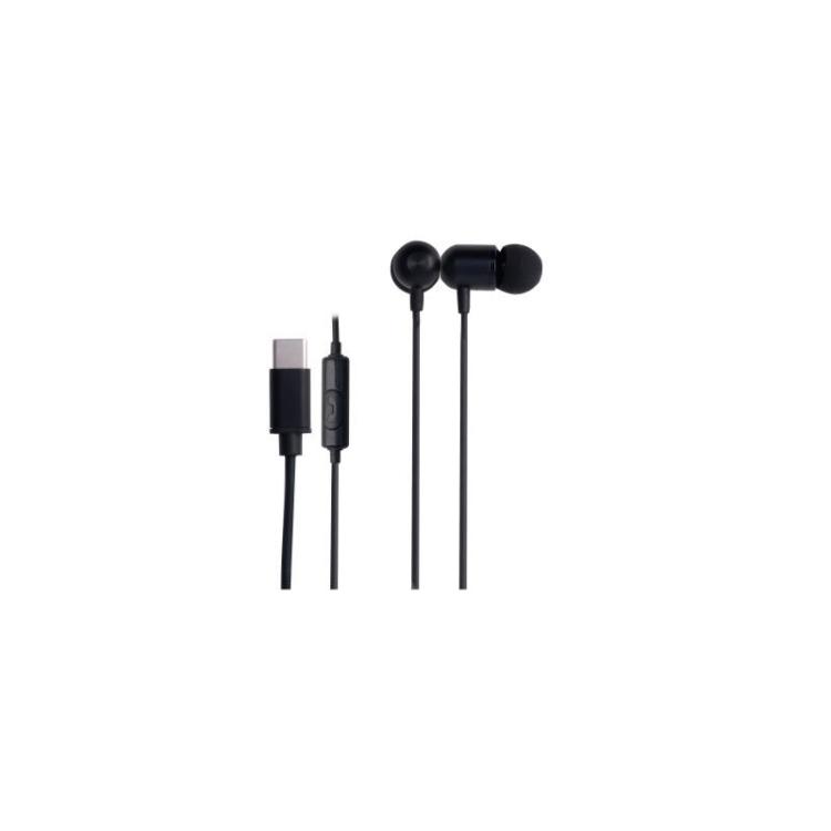Fonestar - X3-NC auricular y casco Auriculares Alámbrico Dentro de oído Llamadas/Música USB Tipo C Negro