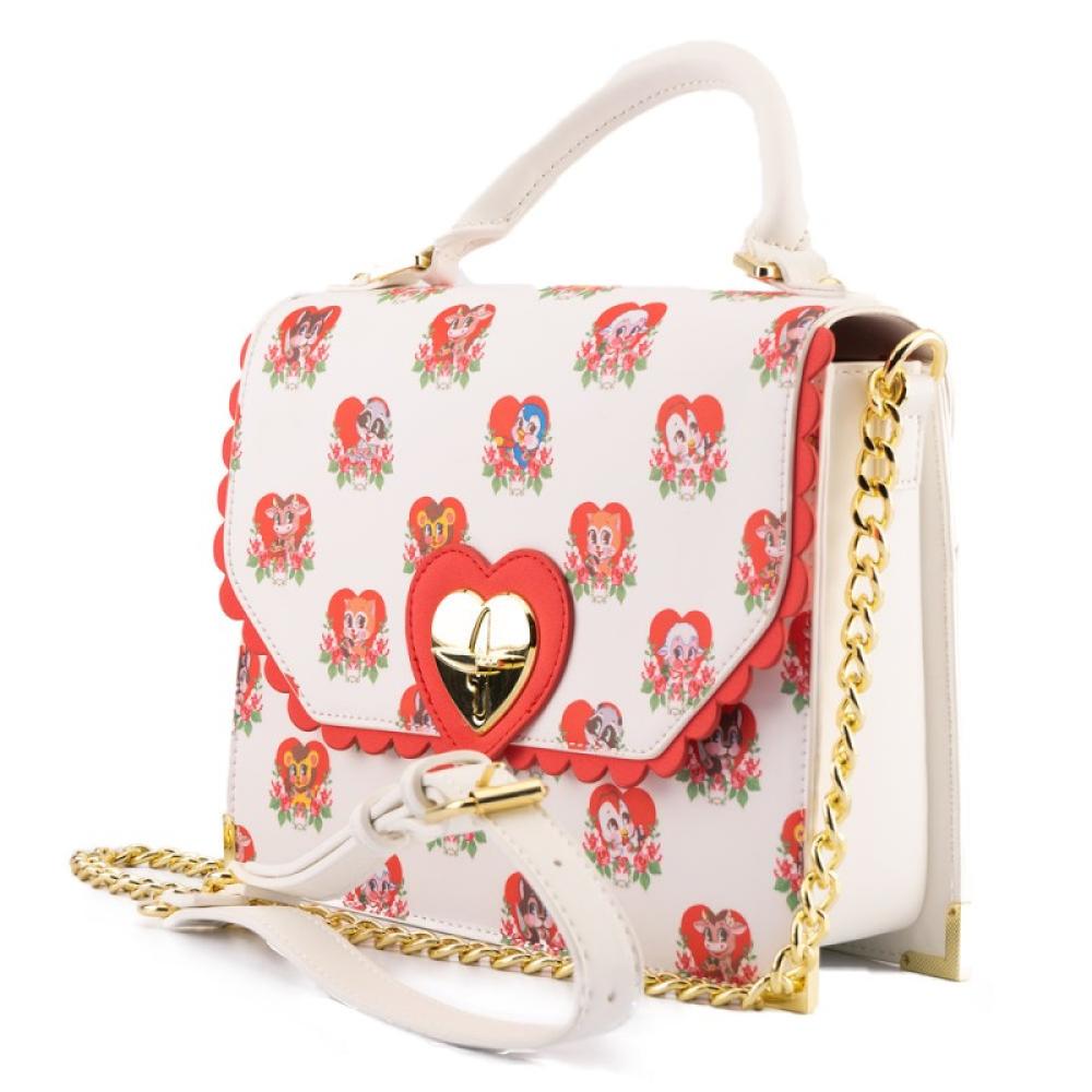 Loungefly - FUNTB0003 bolso y bandolera Cuero vegano Rosa Chica