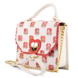 Loungefly - FUNTB0003 bolso y bandolera Cuero vegano Rosa Chica