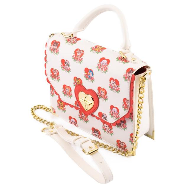 Loungefly - FUNTB0003 bolso y bandolera Cuero vegano Rosa Chica