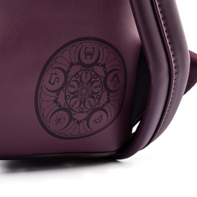 Loungefly - WDBK1980 mochila Mochila informal Borgoña Poliuretano