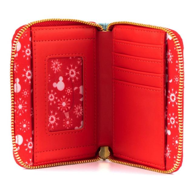 Loungefly - WDWA1785 monedero, tarjetero y portadocumento de viaje Billetera Rojo Cuero vegano