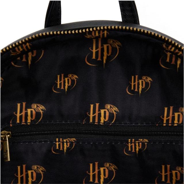 Loungefly - HPBK0155 mochila Mochila informal Negro Cuero vegano