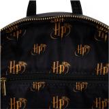 Loungefly - HPBK0155 mochila Mochila informal Negro Cuero vegano