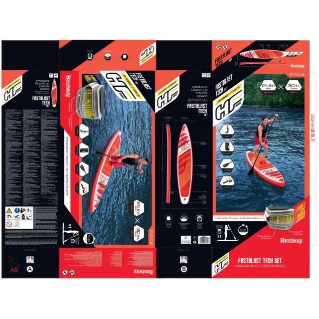 Bestway - 65343 tabla de surf Tabla de stand up paddle (SUP)