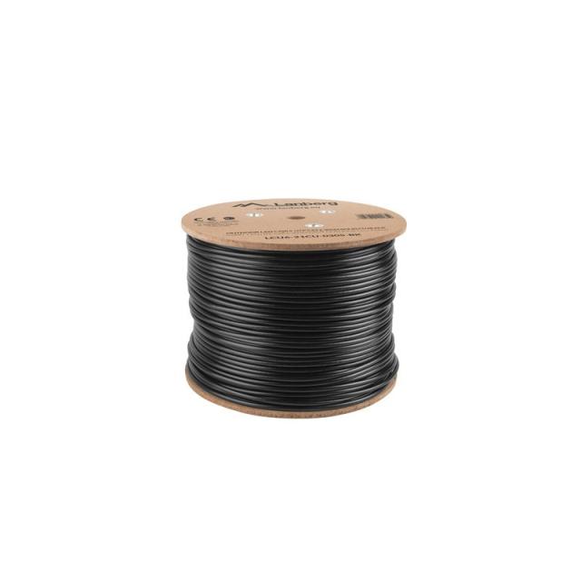 Lanberg - LCU6-21CU-0305-BK cable de red Negro 305 m Cat6 U/UTP (UTP)