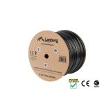 Lanberg - LCU6-21CU-0305-BK cable de red Negro 305 m Cat6 U/UTP (UTP)