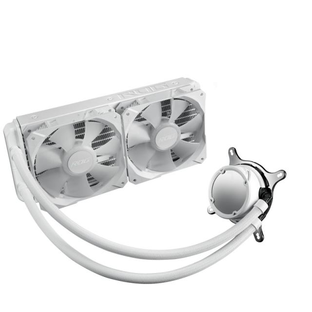 ASUS - ROG STRIX LC II 240 ARGB White Edition Procesador Sistema de refrigeración líquida todo en uno 12 cm Blanco 1 pieza(s)