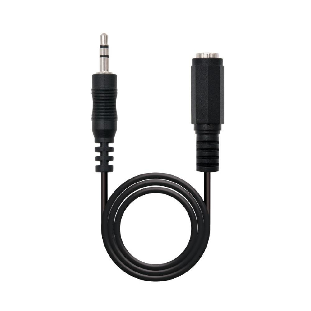 Nanocable - 10.24.0205 cable de audio 5 m 3,5mm Negro
