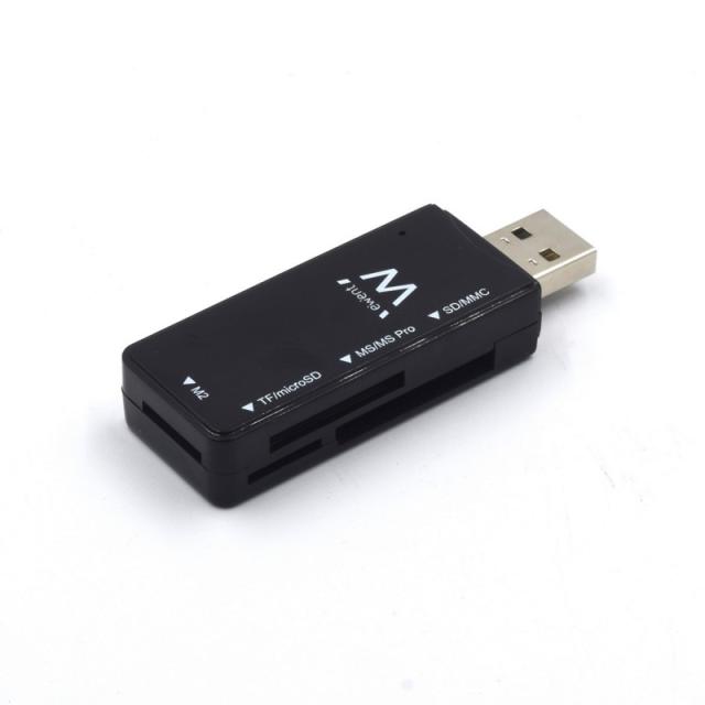 Ewent - EW1049 lector de tarjeta USB 2.0 Negro