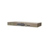 IP-COM Networks - G1118P-16-250W switch No administrado Gigabit Ethernet (10/100/1000) Energía sobre Ethernet (PoE) Marrón