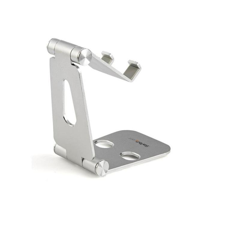 StarTech.com - Base para Móvil y Tablet - Soporte Plegable Universal para Dispositivos Móviles - Base Plegable Ergonómica Portát