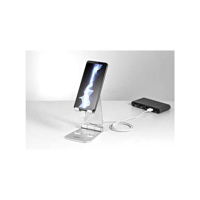 StarTech.com - Base para Móvil y Tablet - Soporte Plegable Universal para Dispositivos Móviles - Base Plegable Ergonómica Portát