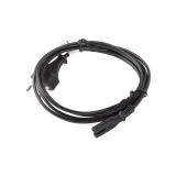 Lanberg - CA-C7CA-11CC-0030-BK cable de transmisión Negro 3 m CEE7/16 C7 acoplador