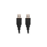 Lanberg - CA-USBA-30CU-0010-BK cable USB USB 3.2 Gen 1 (3.1 Gen 1) 1 m Negro
