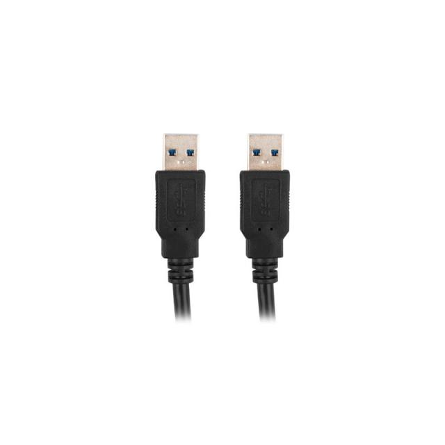 Lanberg - CA-USBA-30CU-0018-BK cable USB USB 3.2 Gen 1 (3.1 Gen 1) 1,8 m Negro