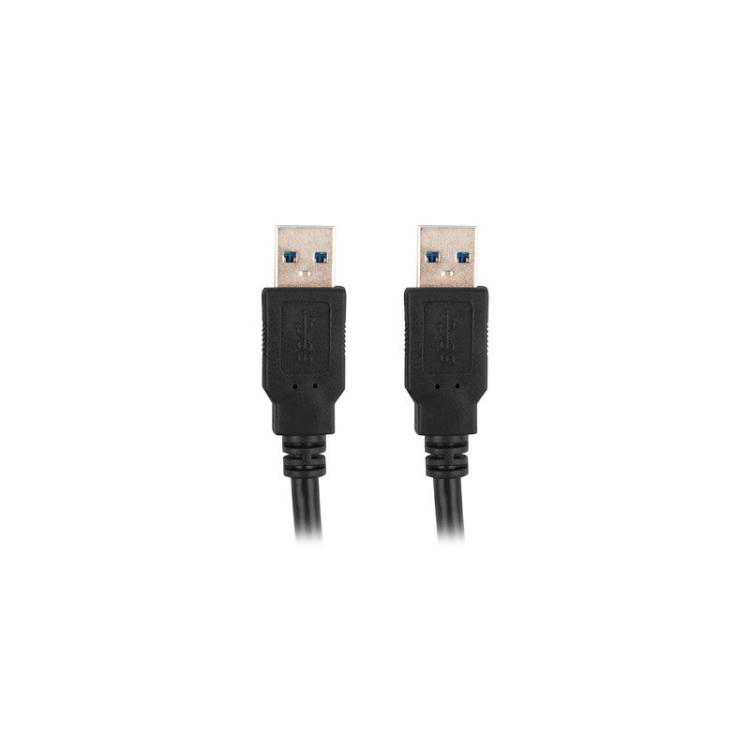 Lanberg - CA-USBA-30CU-0018-BK cable USB USB 3.2 Gen 1 (3.1 Gen 1) 1,8 m Negro