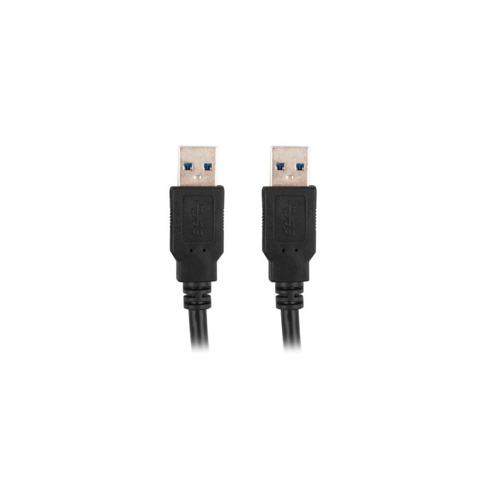 Lanberg - CA-USBA-30CU-0005-BK cable USB USB 3.2 Gen 1 (3.1 Gen 1) 0,5 m Negro