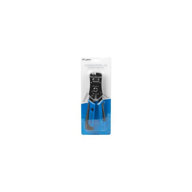 Lanberg - NT-0203 crimpadora Herramienta para prensar Negro, Azul