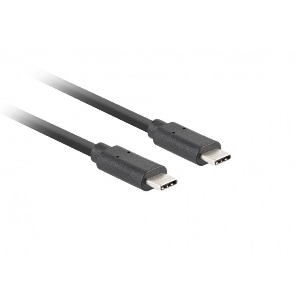 Lanberg - CA-CMCM-32CU-0010-BK cable USB 1 m USB 3.2 Gen 2 (3.1 Gen 2) USB C Negro
