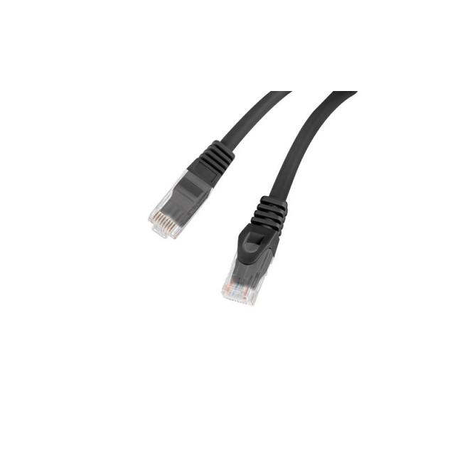 Lanberg - PCU6-10CU-1000-BK cable de red Negro 10 m Cat6 U/UTP (UTP)