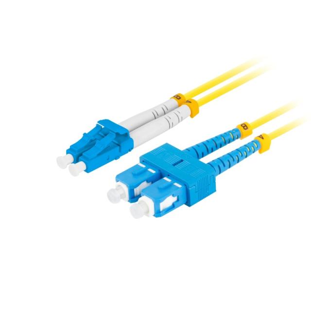 Lanberg - FO-SULU-SD11-0020-YE cable de fibra optica 2 m SC LC G.657.A1 Amarillo