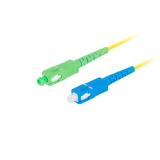 Lanberg - FO-SASU-SS21-0010-YE cable de fibra optica 1 m SC G.657.A1 Amarillo