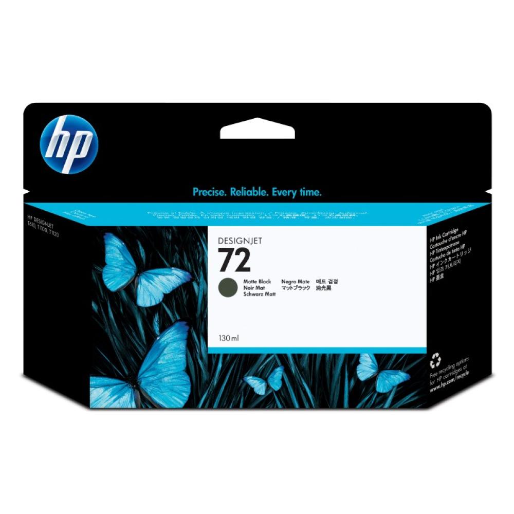 HP - Cartucho de tinta DesignJet 72 negro mate de 130 ml