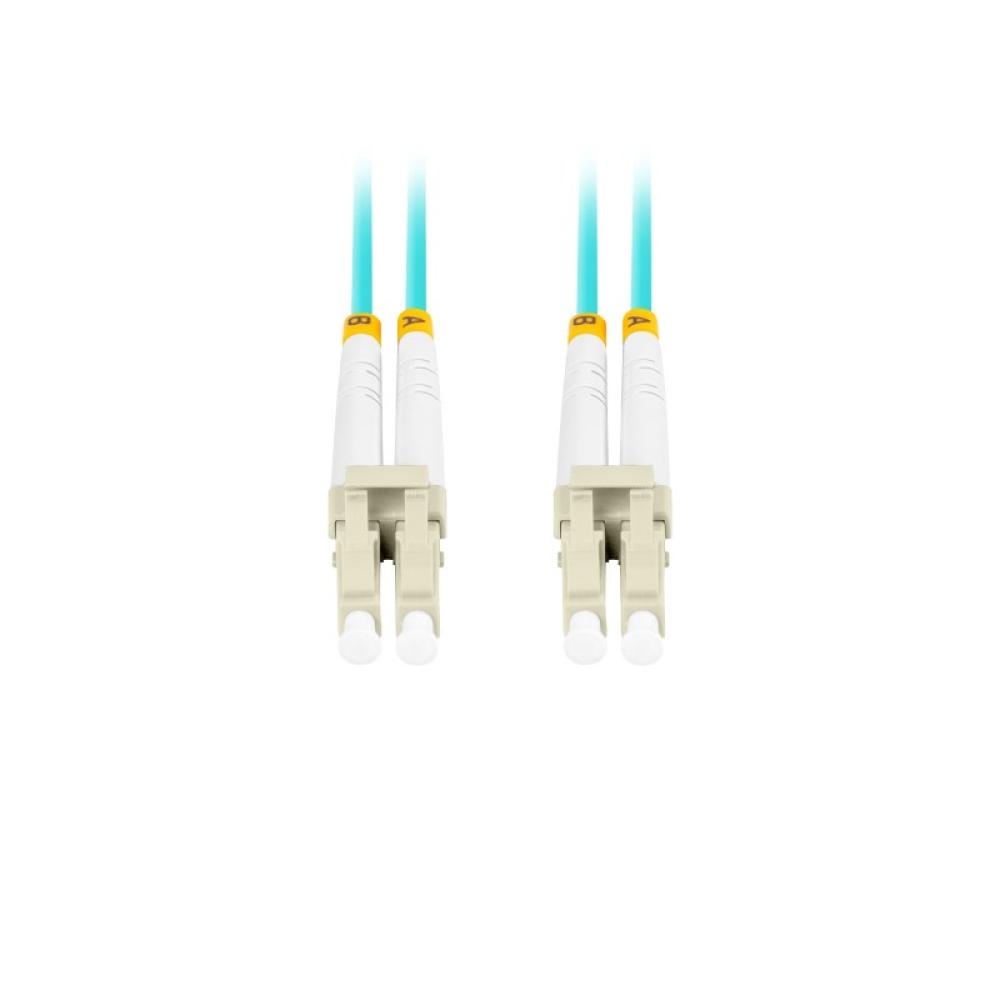 Lanberg - FO-LULU-MD31-0010-TQ cable de fibra optica 1 m LC OM3 Color aguamarina