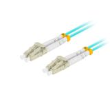 Lanberg - FO-LULU-MD31-0050-TQ cable de fibra optica 5 m LC OM3 Color aguamarina