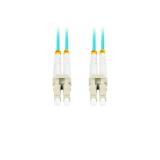 Lanberg - FO-LULU-MD31-0050-TQ cable de fibra optica 5 m LC OM3 Color aguamarina