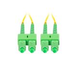 Lanberg - FO-SASA-SD11-0020-YE cable de fibra optica 2 m SC G.657.A1 Verde, Amarillo