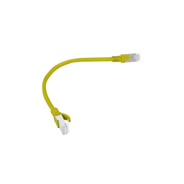 Lanberg - PCU6-10CC-0025-Y cable de red Amarillo 0,25 m Cat6 U/UTP (UTP)