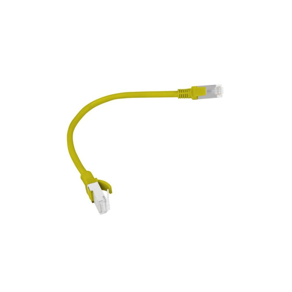 Lanberg - PCU6-10CC-0025-Y cable de red Amarillo 0,25 m Cat6 U/UTP (UTP)