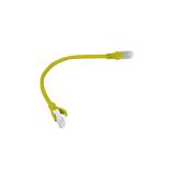 Lanberg - PCU6-10CC-0025-Y cable de red Amarillo 0,25 m Cat6 U/UTP (UTP)