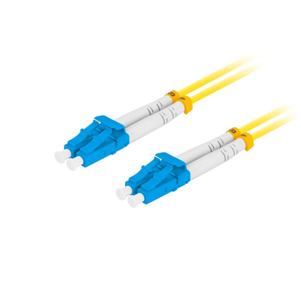 Lanberg - FO-LULU-SD11-0010-YE cable de fibra optica 3 m LC G.657.A1 Amarillo