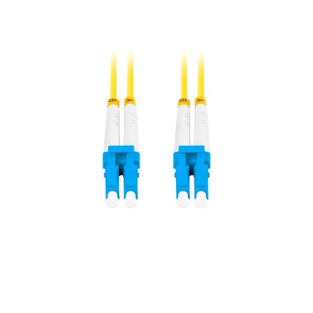 Lanberg - FO-LULU-SD11-0010-YE cable de fibra optica 3 m LC G.657.A1 Amarillo