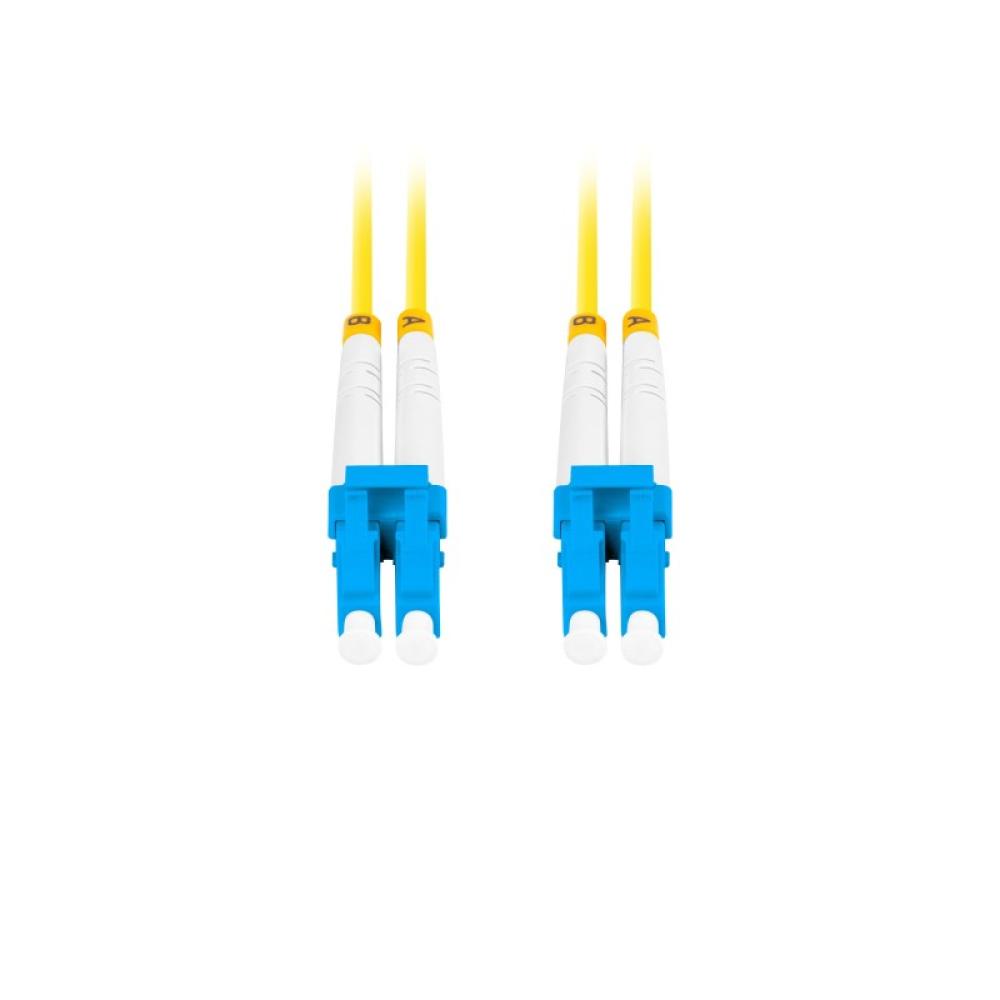 Lanberg - FO-LULU-SD11-0010-YE cable de fibra optica 3 m LC G.657.A1 Amarillo