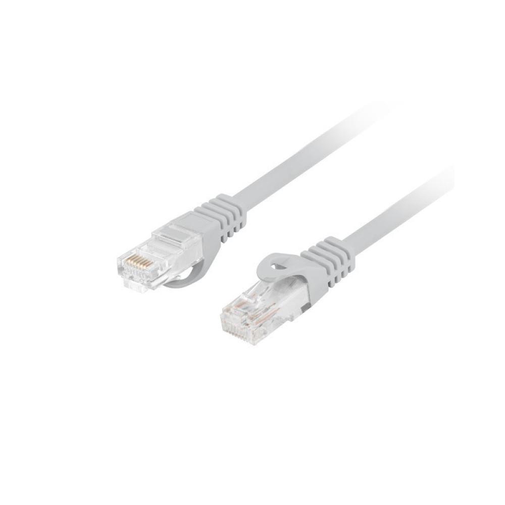 Lanberg - PCU6-10CU-0100-S cable de red Gris 1 m Cat6 U/UTP (UTP)