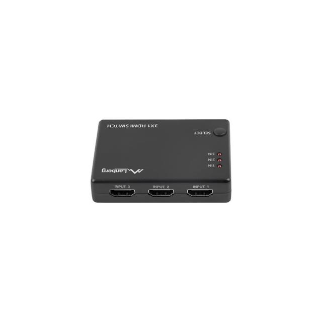 Lanberg - SWV-HDMI-0003 interruptor de video