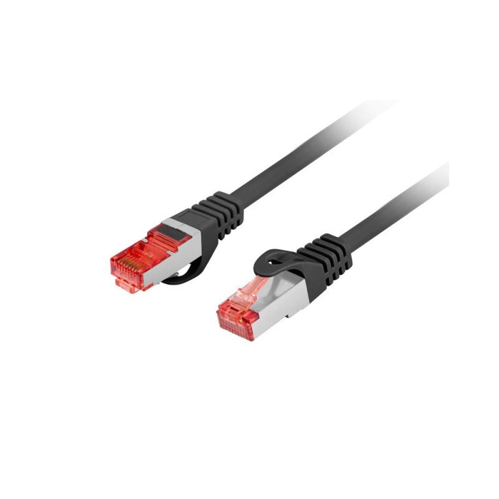 Lanberg - PCF6-10CU-0100-BK cable de red Negro 1 m Cat6 F/UTP (FTP)