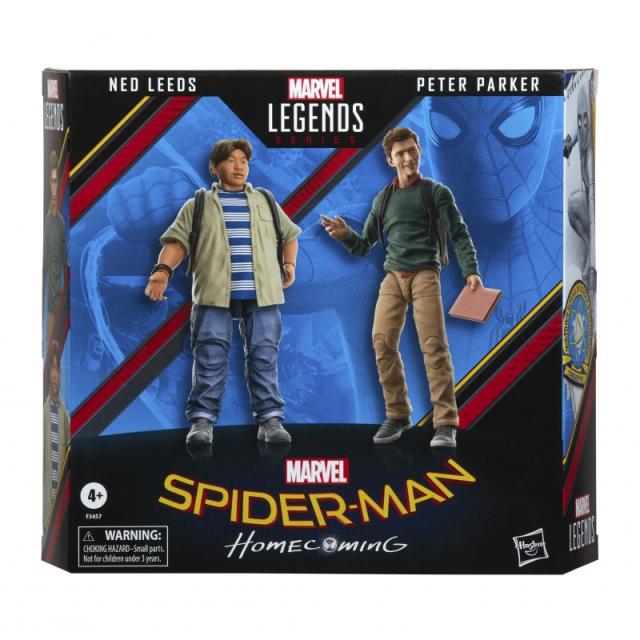 Hasbro - Marvel Legends Series Spider-Man 60th Anniversary Peter Parker & Ned Leeds