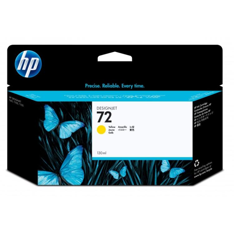 HP - Cartucho de tinta DesignJet 72 amarillo de 130 ml