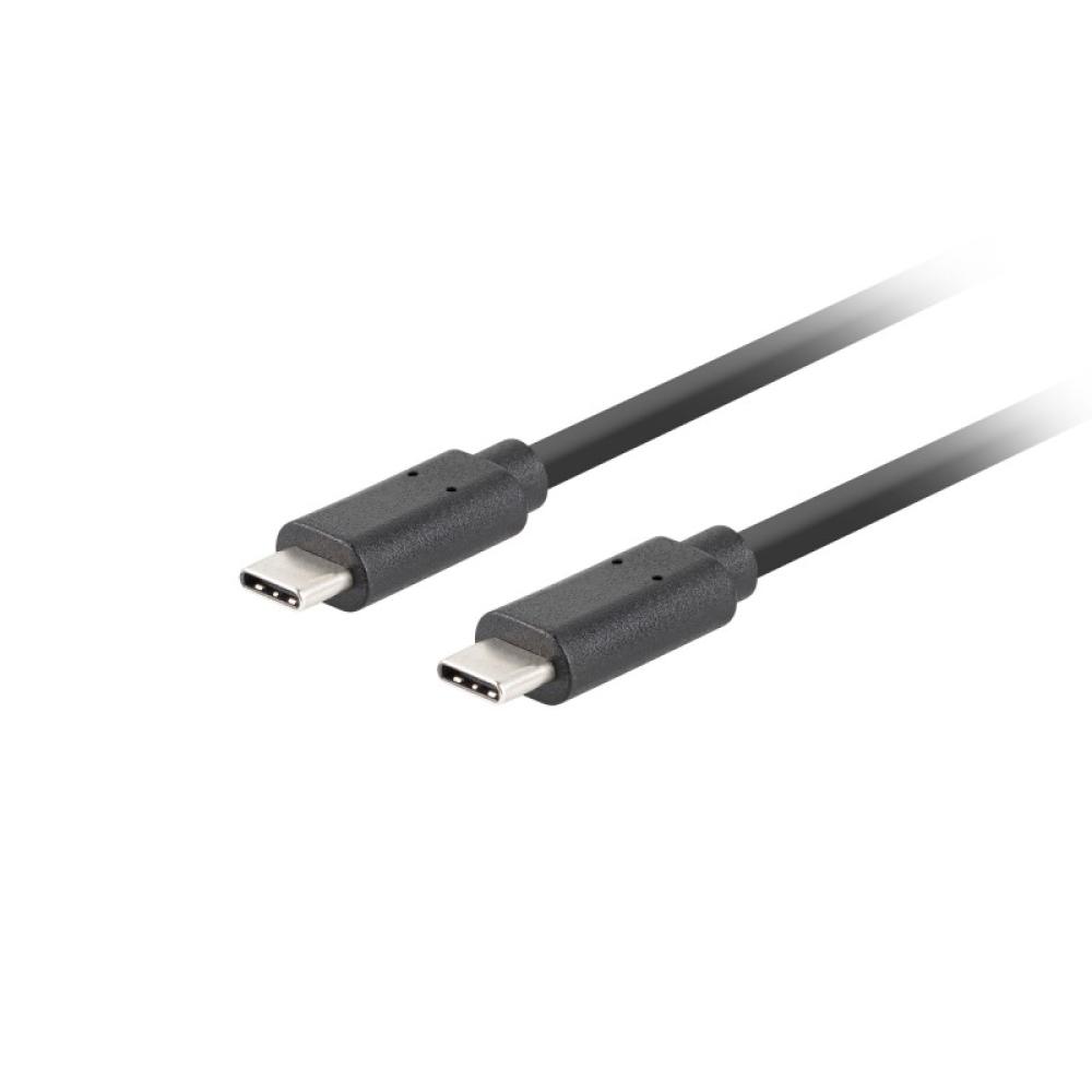 Lanberg - CA-CMCM-32CU-0018-BK cable USB 1,8 m USB 3.2 Gen 2 (3.1 Gen 2) USB C Negro