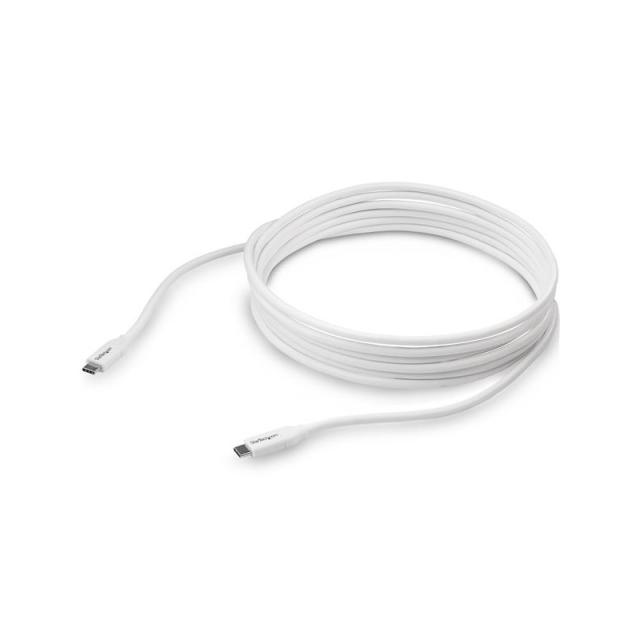 StarTech.com - Cable 4m USB-C a USB-C con capacidad para Entrega de Alimentación de 5A - USB Tipo C - Cable de Carga USBC - USB