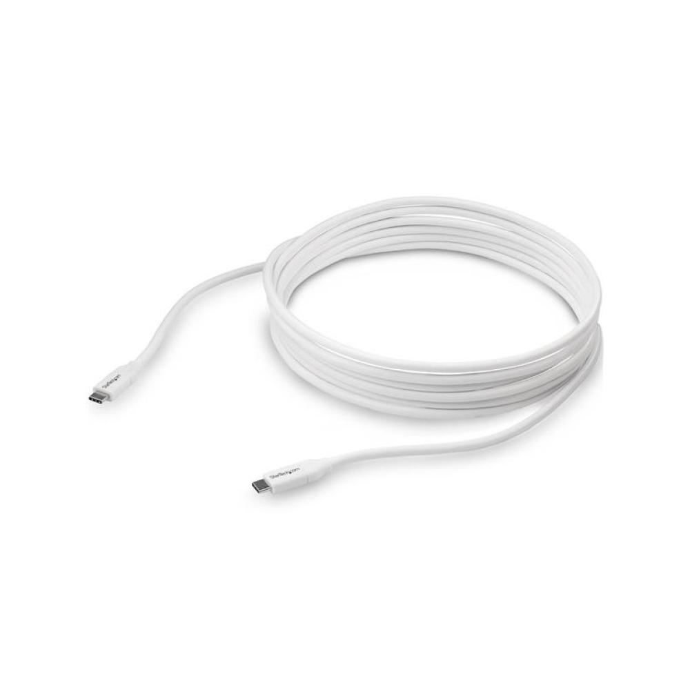 StarTech.com - Cable 4m USB-C a USB-C con capacidad para Entrega de Alimentación de 5A - USB Tipo C - Cable de Carga USBC - USB