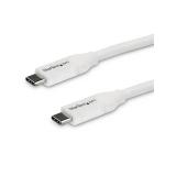 StarTech.com - Cable 4m USB-C a USB-C con capacidad para Entrega de Alimentación de 5A - USB Tipo C - Cable de Carga USBC - USB