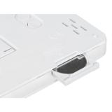 Hama - Termómetro e Higrómetro Digital (Control de humedad y temperatura de interiores, Almacenamiento de datos), Color Blanco