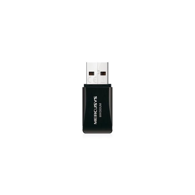 Mercusys - MW300UM adaptador y tarjeta de red USB 300 Mbit/s
